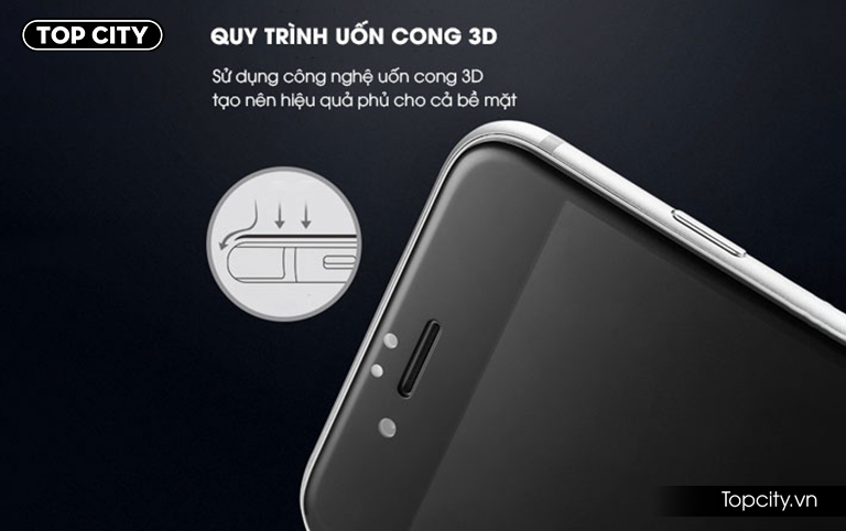 Kính cường lực iPhone 6/6S full màn hình 3D siêu mỏng 0.3mm - 5